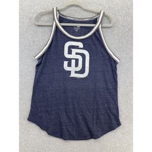 SD San Diego Padres Women's Tank MLB Size Medium Blue